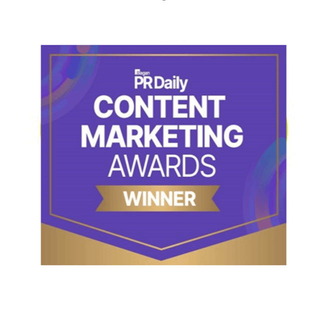 PR Daily Content Marketing Award winner logo